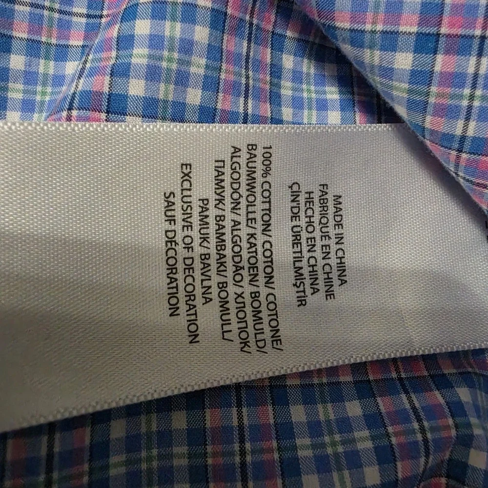 Ralph Lauren Shirt Size XL Plaid Multicolor Button Down Long Sleeve Mens‎ Preppy